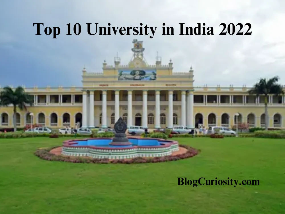 Top 10 University in India 2022