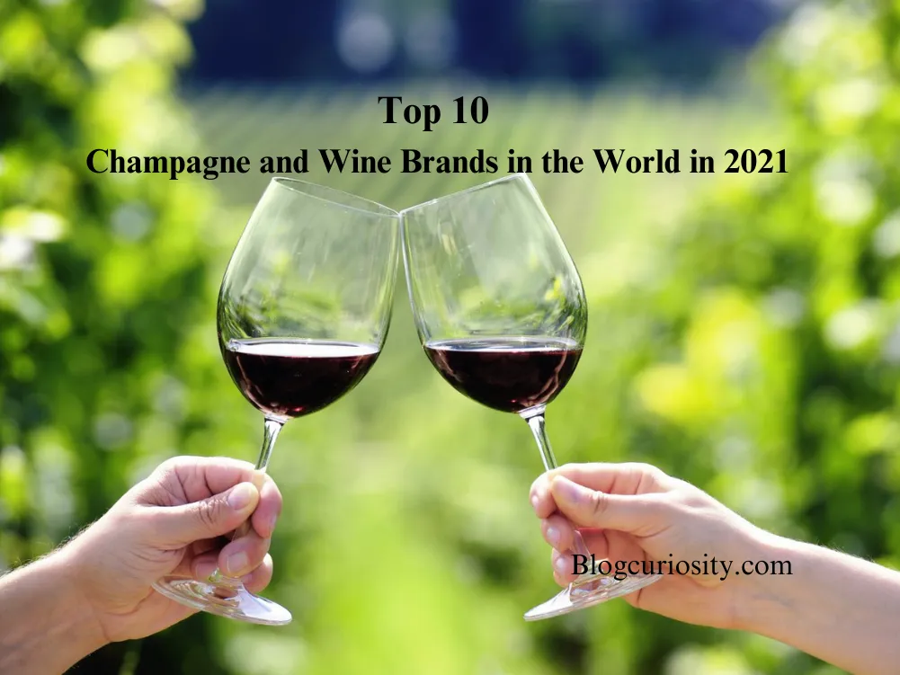 Top 10 Champagne and Wine Brands in the World in 2021