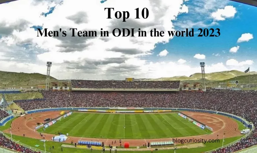 Top 10 Men’s Team in ODI in the World 2023