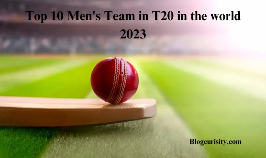 Top 10 Men’s Team in T20 in the World 2023