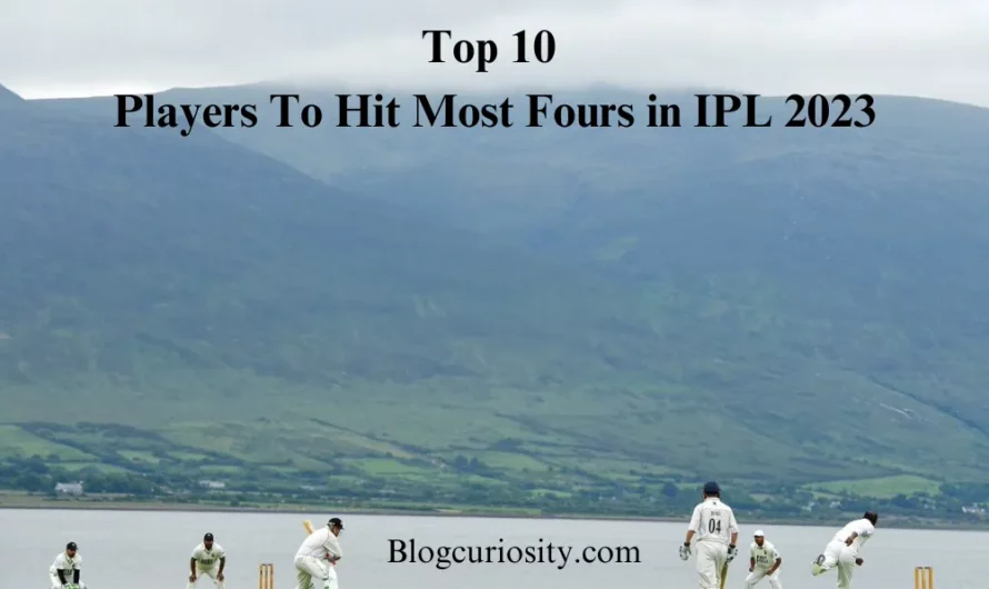 Top 10 Players to Hit Most Fours in IPL 2023