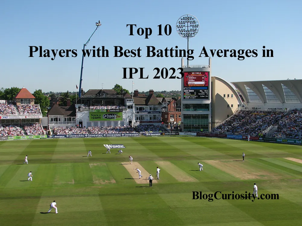 Top 10 players with Best Batting Averages in IPL 2023