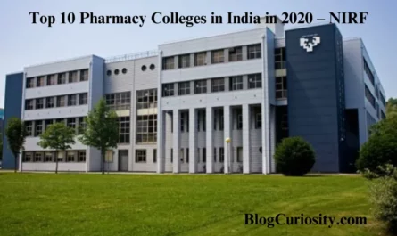 Top 10 Pharmacy Colleges in India in 2020