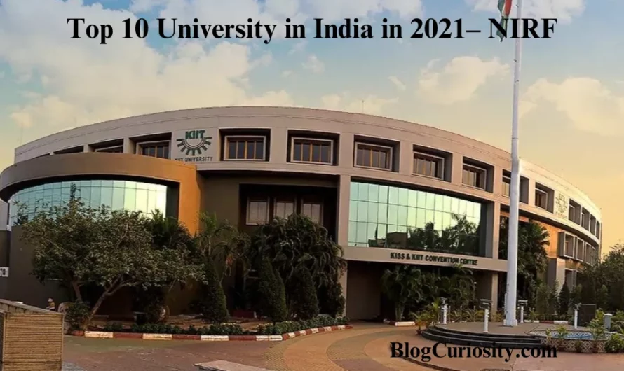 Top 10 University in India in 2021– NIRF